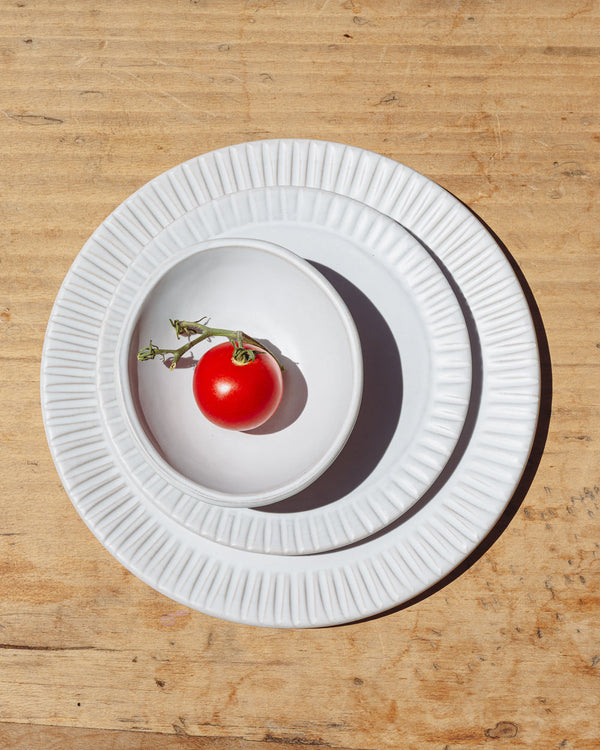 Ridged Stoneware Cloud Serving Tray – serving tray (view 2) | Roost & Roam