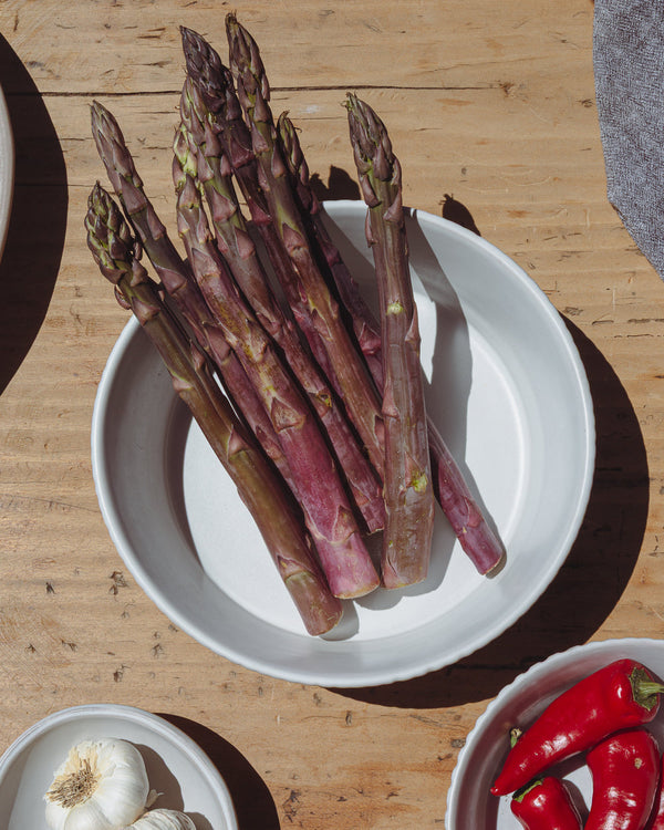 Ribbed Matte Clay Serving Bowl – serving bowls (view 4) | Roost & Roam
