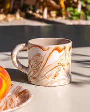 Marbled Terracotta Ceramic Mug – mugs (view 2) | Roost & Roam
