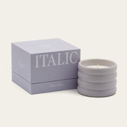 Ridged Ceramic Soy Candle