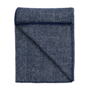 Herringbone Wool Oversized Throw Blanket