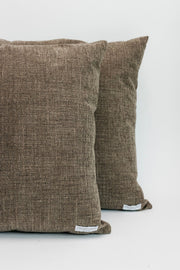 Woven Texture Throw Pillow — Mocha