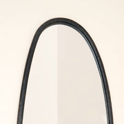 Blackwash Mango Wood Asymmetric Wall Mirror
