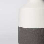 Dual-Texture Matte Ceramic Vase