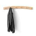 Solid Wood Arched Shaker Peg Coat Rack
