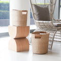 Handwoven Abaca Oval Basket Set