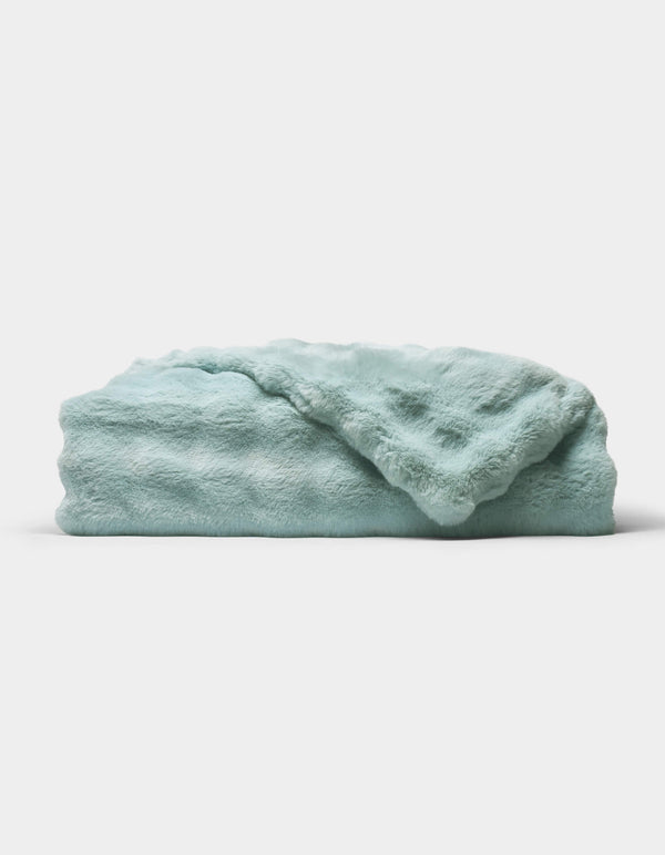 Bubble Textured Faux Fur Blanket