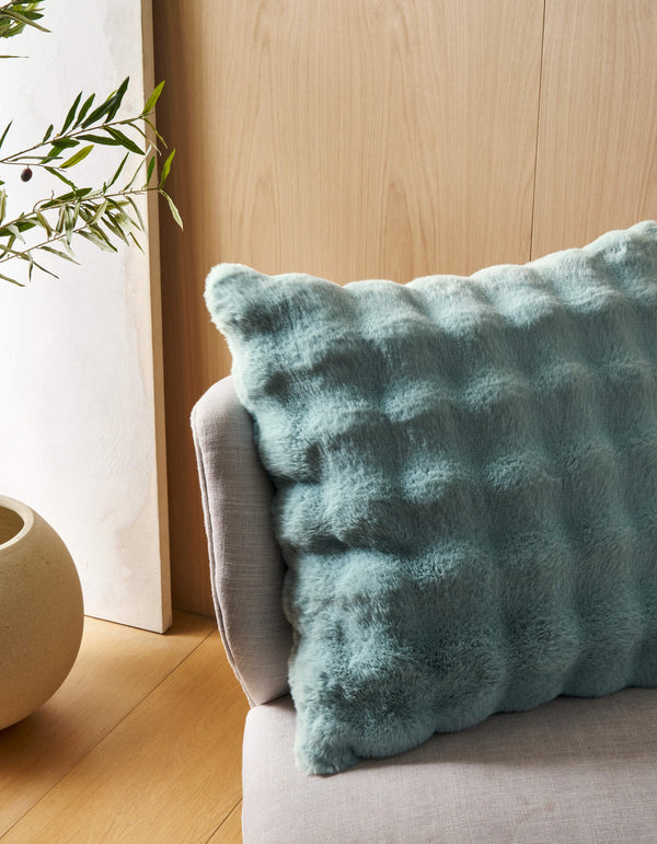 Bubble Textured Plush Cuddle Pillow