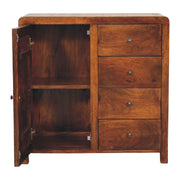 Chestnut Mango Wood Storage Cabinet