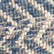 Wool Cotton Blend Cube Pouf