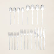 Mirror-Polish Stainless Steel Flatware Set