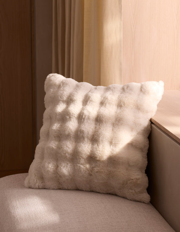 Bubble Textured Plush Cuddle Pillow