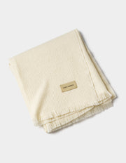 Baby Alpaca Waffle Throw