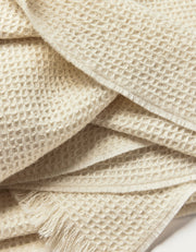 Baby Alpaca Waffle Throw