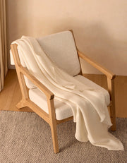 Baby Alpaca Waffle Throw