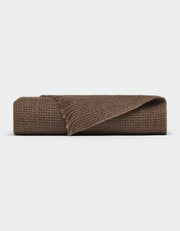 Baby Alpaca Waffle Throw