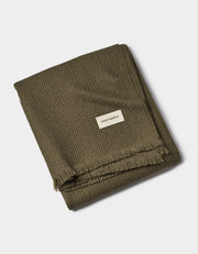 Baby Alpaca Waffle Throw