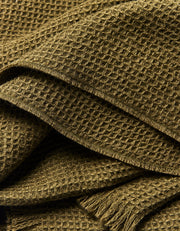 Baby Alpaca Waffle Throw