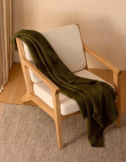 Baby Alpaca Waffle Throw