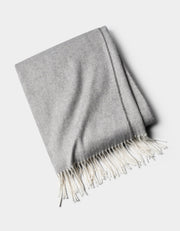 Bamboo Blend Herringbone Tassel Throw