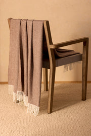 Bamboo Blend Herringbone Tassel Throw