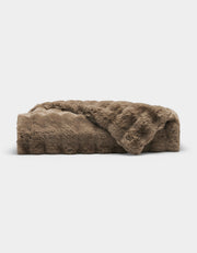 Bubble Textured Faux Fur Blanket