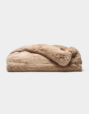 Channel Faux Fur Cuddle Blanket