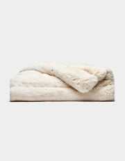 Channel Faux Fur Cuddle Blanket