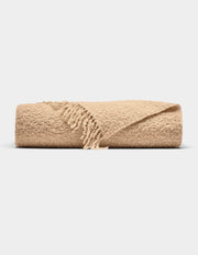 Alpaca Bouclé Plaid Throw