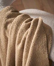 Alpaca Bouclé Plaid Throw
