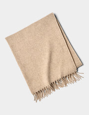 Baby Alpaca & Merino Basketweave Throw