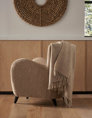 Baby Alpaca & Merino Basketweave Throw