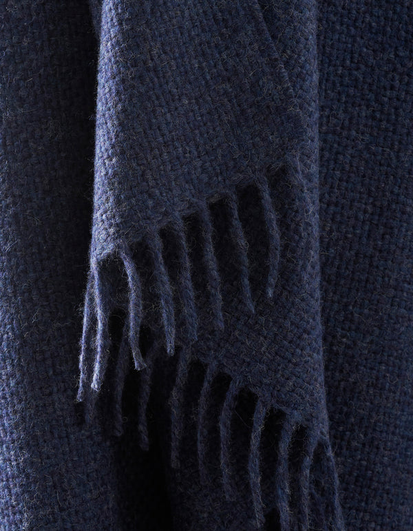 Baby Alpaca & Merino Basketweave Throw
