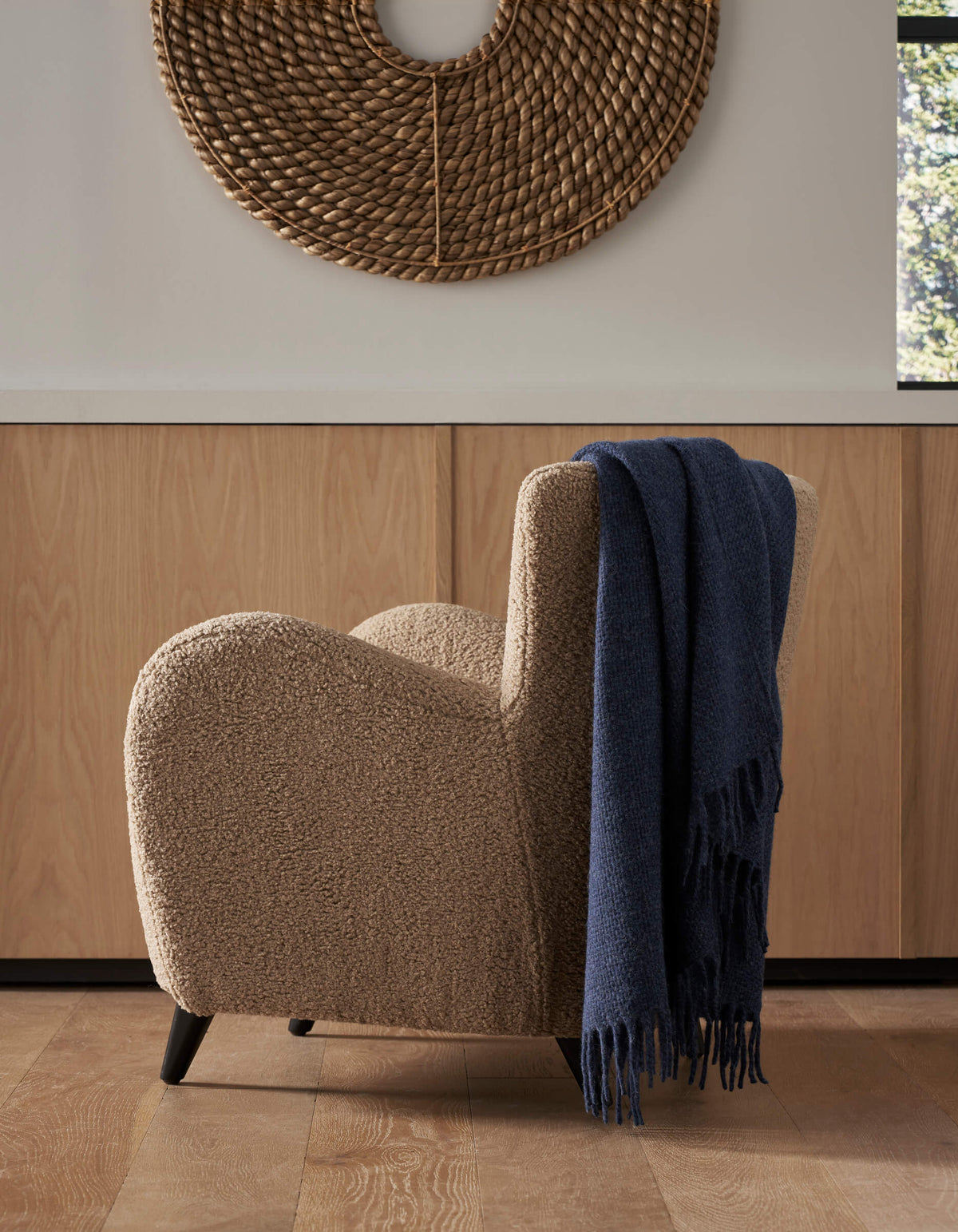 Baby Alpaca & Merino Basketweave Throw