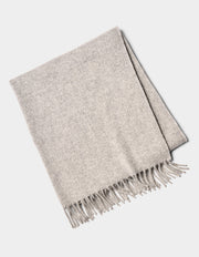 Baby Alpaca & Merino Basketweave Throw