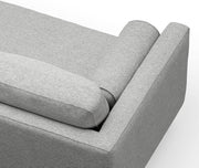 Mid-Century Upholstered Sofa and Ottoman Set