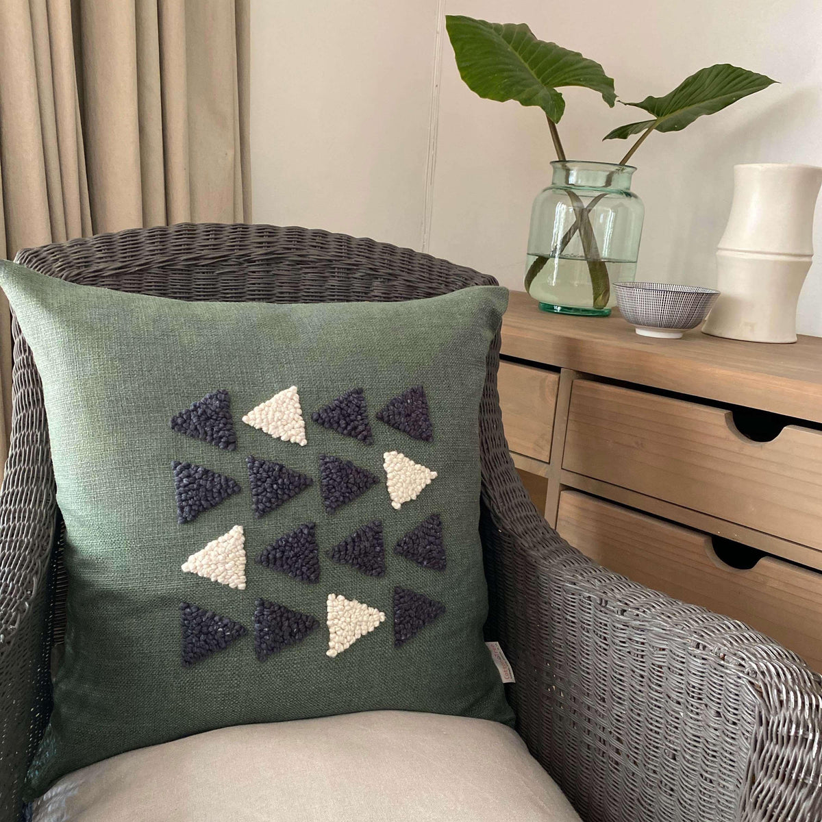 The pillow that earns its place on the sofa