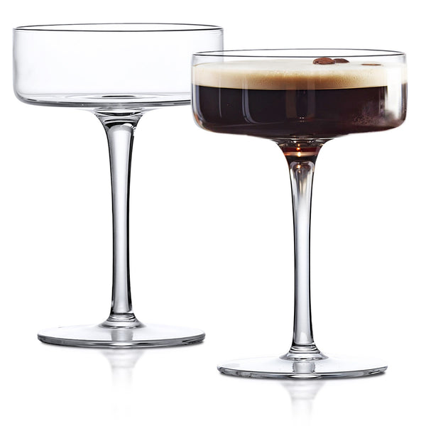 Clear Cocktail Martini Coupe Glass