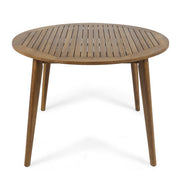 Acacia and Wicker Outdoor Dining Set — additional product view 23