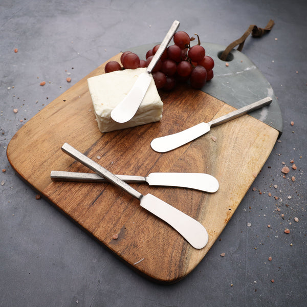 Marble Acacia Wood Serving Board