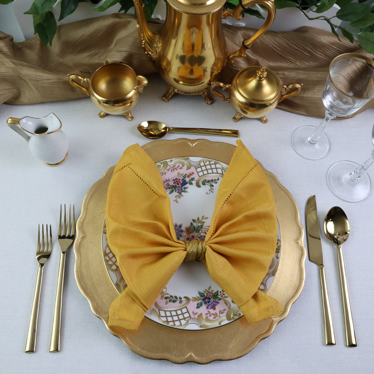 The flatware that makes people fold their napkins.