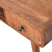 Curved Mango Wood Writing Desk