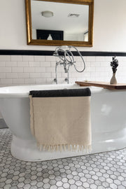 Kilim-Woven Cotton Throw Blanket
