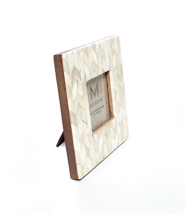 Chevron Bone Inlay Picture Frame