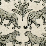 Leopard Jacquard Round Ottoman (view 7) | Roost & Roam
