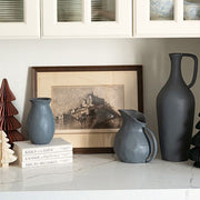 Matte Aluminum Pitcher Vase