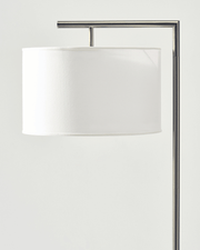 Metal Arm Drum Shade Floor Lamp