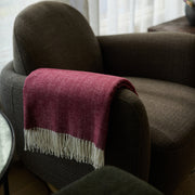 Bamboo Blend Herringbone Tassel Throw