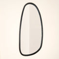 Blackwash Mango Wood Asymmetric Wall Mirror