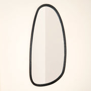 Blackwash Mango Wood Asymmetric Wall Mirror